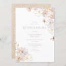 Search for traditional quinceanera invitations Floral