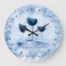 Search for blue glass clocks Watercolor