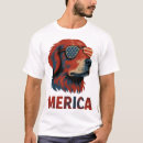 Search for 4th of july golden retriever tshirts Wolf