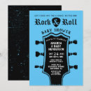 Search for rock and roll baby shower invitations Born to rock