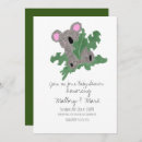 Search for koala baby shower invitations Bear