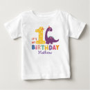 Search for dinosaur birthday baby shirts Wild one