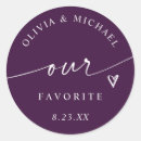 Search for dark purple stickers Elegant