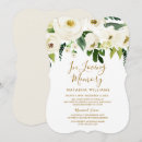 Search for white rose funeral invitations Elegant