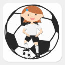 Search for black girl stickers Soccer