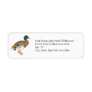 Search for bird hunting return address labels Duck