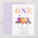 Search for orange 1st birthday invitations Pumpkin