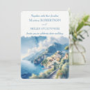Search for amalfi coast wedding invitations Watercolor
