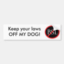 Search for bsl bumper stickers Dog