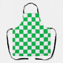 Search for green plaid aprons Geometric