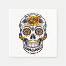 Search for day of dead napkins Skull