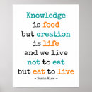 Search for knowledge posters Quote