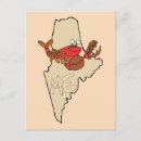Search for funny lobster postcards Maine