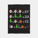 Search for funny christmas blankets Santa