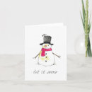 Search for watercolor snowman christmas cards Winter