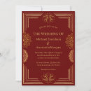 Search for modern indian wedding invitations Gold