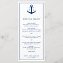 Search for nautical wedding menus Simple