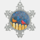 Search for female cardinal christmas tree decorations Snow
