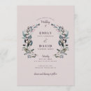 Search for dusty blue and mauve wedding invitations Fall