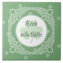 Search for irish celtic tiles Shamrocks