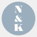 Search for elegant monogram wedding stickers Unique