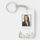 Search for summer wildflowers key rings Watercolor