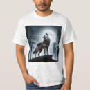 Search for howling wolf tshirts Mystical