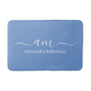 Search for cornflower blue bathroom accessories Monogrammed