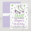 Search for skating rink birthday invitations Cute
