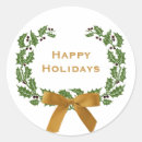 Search for holly wreath stickers Classic