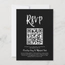 Search for plain white rsvp cards Black and white
