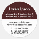 Search for brown and white stickers Text