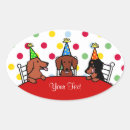 Search for birthday dachshund stickers Cute