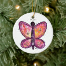Search for purple butterfly christmas tree decorations Cute
