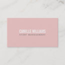 Search for event management business cards Trendy