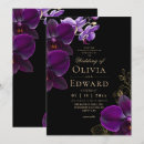 Search for lavender black wedding invitations Flowers