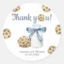 Search for cookies and milk stickers Watercolor