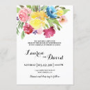 Search for bright color wedding invitations Floral