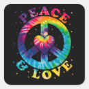 Search for retro hippie stickers Peace symbol