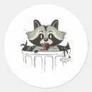 Search for funny panda stickers Cute racoon