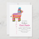 Search for girl fiesta birthday invitations Pink