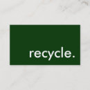Search for recycling business cards Environmental