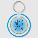 Search for blue men key rings Restroom