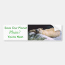 Search for save the planet bumper stickers Polar bear