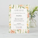 Search for peach and mint invitations Stripes