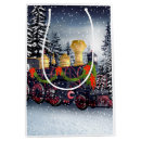 Search for christmas train gift bags Snow