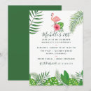 Search for watercolor flamingo birthday invitations Flamingos