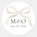 Search for ivory wedding stickers Monogrammed