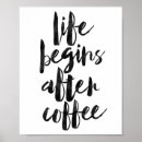 Search for motivational coffee posters Watercolor