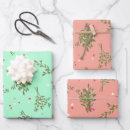 Search for mistletoe wrapping paper Botanical